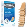 ScarAway Advanced Silicone Scar Sheets, Medical Grade Silicone Strips (1.5"