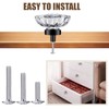 Glass Crystal knobs for Dresser Drawers Cabinet,Crystal Knobs Drawer Knobs