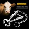 Zerodis Incubators and Accessories, Cattle Bovine Clip with Chain Pulling