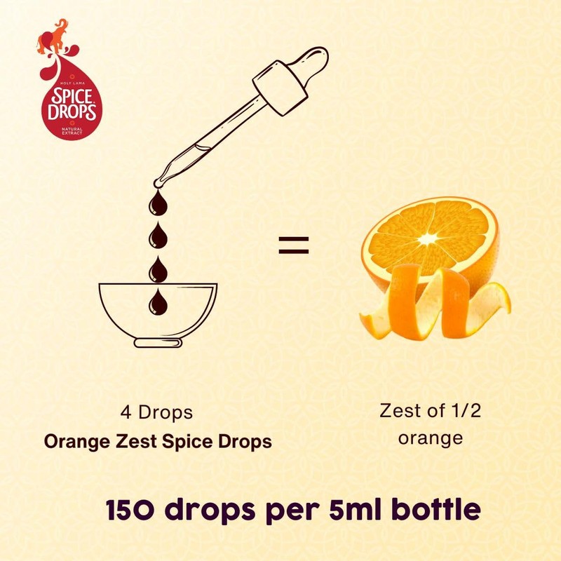 Holy Lama Spice Drops Orange Zest Extract – Great Taste