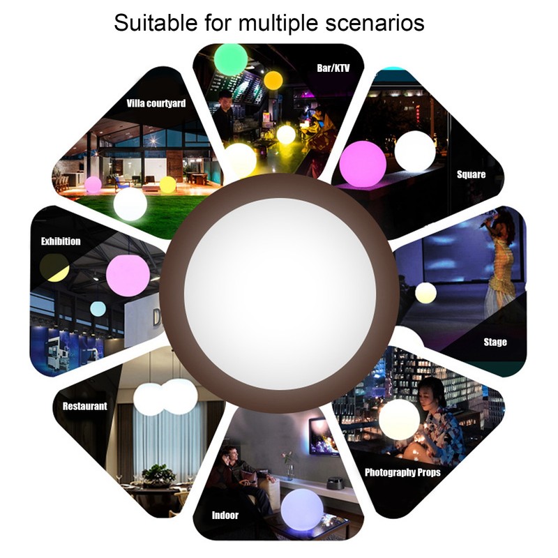 LED 16 Colors Remote Control Night Light USB Charging Waterproof