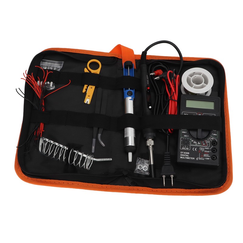 Soldering Iron Multimeter Kit 80W Digital Adjustable Temperature Electronics Welding