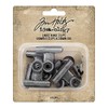 Tim Holtz, Advantus Hinge Large Metal Clips, Silver