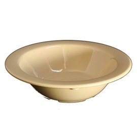 Z-Moments Western Melamine Fruit Bowl Monkey Bowl 4 oz. 4-3/4" dia. White or Tan NSF (96, Tan)