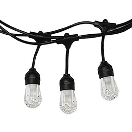 HALF OFF PONDS 24 Foot Cafe Outdoor String Lights Color Changing LED, 12-1 Watt Add-On