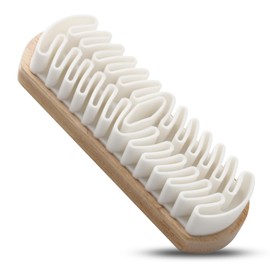 DekoTech Suede Cleaning Brush – Nubuck & Suede Stain Remover – Brush with Lotus Wood Handle – Lifts Nap & Restores Texture – Ideal for Shoes, Boots, Bags, Belts & Furniture