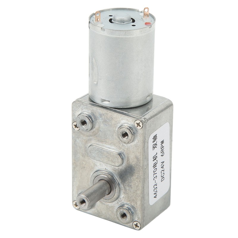 DC24V Double Shaft Worm Gear Motor 4632‑370 High Accuracy Speed