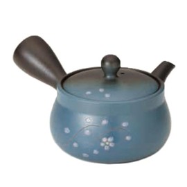 Yamakiikai Y737 Yamakiikai Shallow Bag Navy Blue Pink Cherry Blossom Teapot