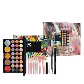 FantasyDay All-in-one Makeup Gift Sets | Makeup Kit for Women Xmas Girls Essential Cosmetic Bundle Travel Make-up Include Eyeshadow Lipstick Blush Concealer Eyeliner Lipgloss Mascara Eyebrow Pencil