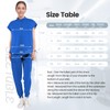 UnionMed Tech Scrubs for Women Scrub Sets, Slim Scrubs Stretch
