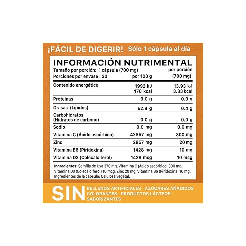 LIFEMAX Vitamina C, Vitamina D, Zinc y Vitamina B6 |