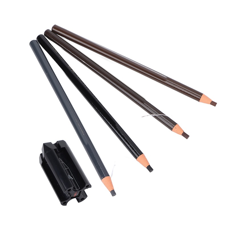 Microblading Kit Novice Eyebrow Line Marker Ruler Eyebrow Pencil Sharpener