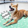 Homimp Self-Cooling Mat for Dogs, 4 Pack Washable Cooling Mat&Sleeping