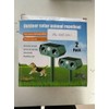 2Pack Solar Ultrasonic Animal Repellent Cat Outdoor Solar Animal Repeller