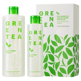 Nature Republic Clear Green Tea Water Mild Big Toner Special Set, 700ml, 1 Piece / 네이처리퍼블릭 맑은 녹차수 마일드 빅토너 스페셜 세트, 700ml, 1개