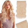 Silk-co One Piece Clip In Hair Extensions Curly 150g Hair