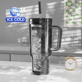 Meoky 40 oz Tumbler with Handle and Straw (IBK)