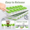 Ice Cube Tray with Lid, 4 Pack Durable Stackable Ice