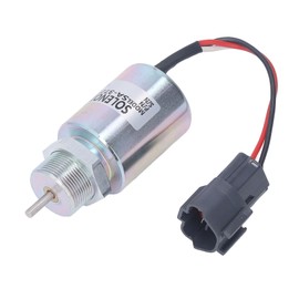 Fuel Shut Off Solenoid Valve 30A87‑00040 30A87‑20402 Stainless Steel Stop Solenoid for Mitsubishi L3E S3L S4L L3P DC12V