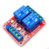 Hailege 2pcs DC 12V 2 Channel Relay Module with Isolated