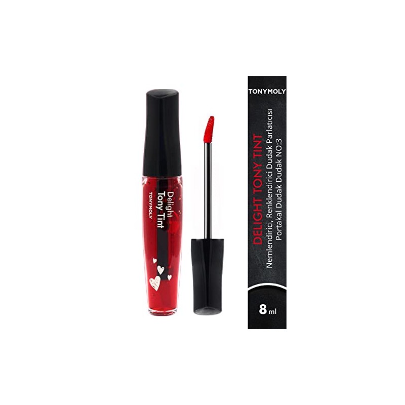TONYMOLY Tint 03 Orange Tinta Labial Coreana Naranja de Larga