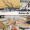 BONE Style Q Cord Ties Multiusos Silicona Reutilizable Cable Ties,