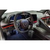 C8 Corvette Dash Trim Vinyl Accents 3 Piece Kit :