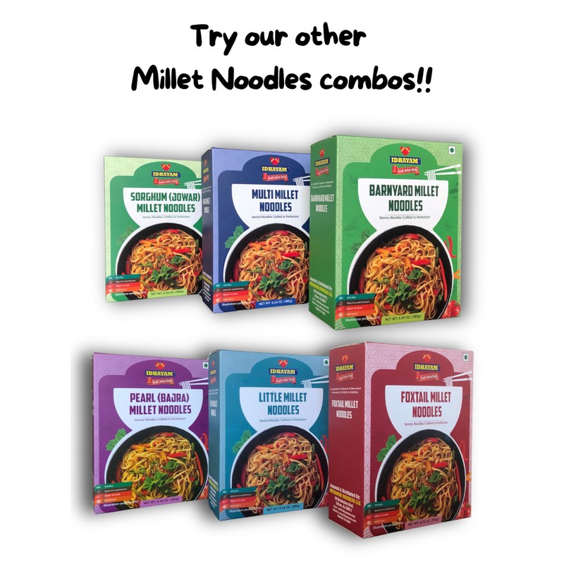 Sorghum (Jowar) Millet Noodles 6.34 Oz. (180g)