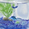 Falkart Cute Handmade Glasswork Float Dolphin Flower Width: 0.8 inches