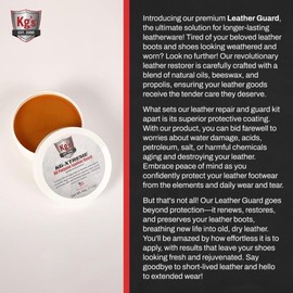 Kg's Xtreme All Purpose Leather Guard – All-Purpose Leather Conditioner and Guard for Superior Restoration and Longer-Lasting Boots and Shoes (4 Oz)