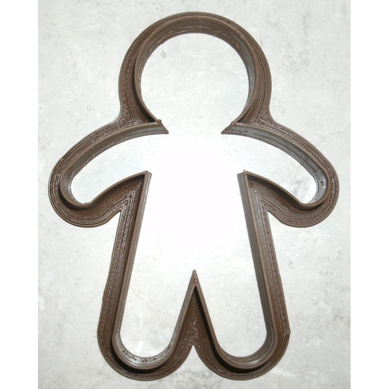 GINGERBREAD MAN FAIRY FOLK TALE CHRISTMAS OUTLINE COOKIE CUTTER MADE