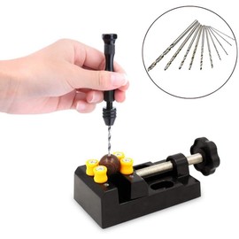 Precision Drill, Pin Vice, Hand Drill, Drilling Tool, Woodworking Drill Bit, Small, DIY Tool
