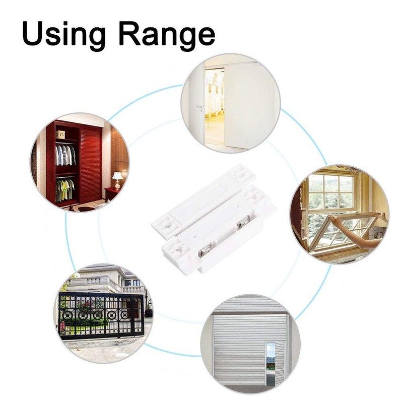 Aoje-Link 4pcs RC-31 Surface Mount Wired NO Normally Open Door