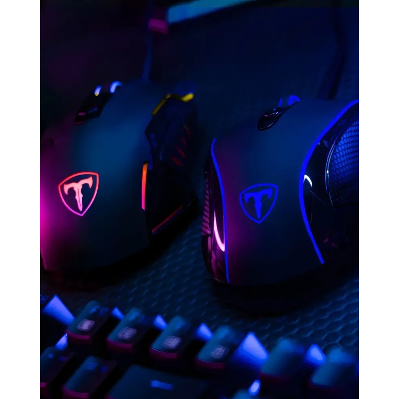 Mouse Gamer T-dagger Private T-tgm106 Rgb 3200 Dpi 6 Botones