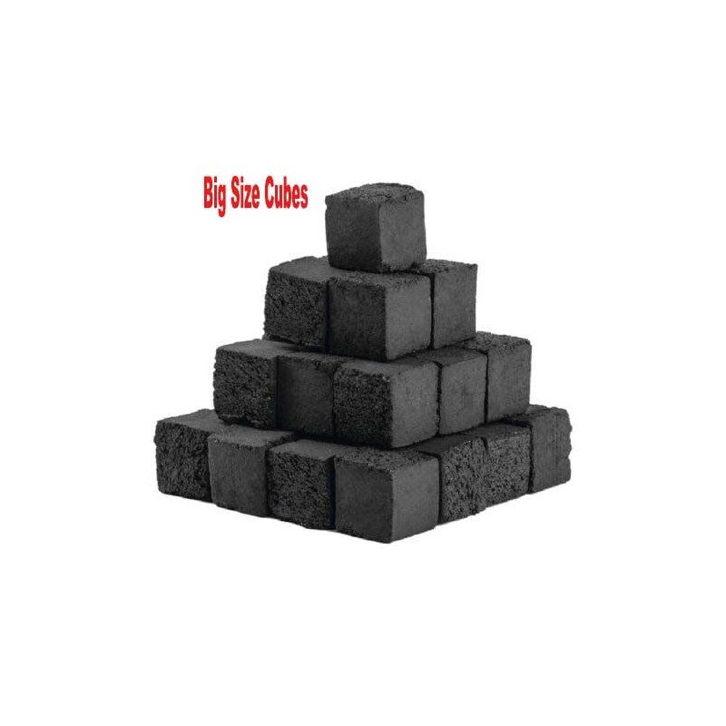 Coconut Charcoal Cube 72 Piece Box -Slow Burning -Each Cube