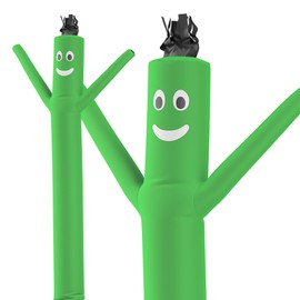 LookOurWay Air Dancers Inflatable Tube Man Attachment - 10 Feet Tall Wacky Waving Inflatable Dancing Tube Guy for Business Promotion - Blower Not Included - Green
