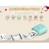 JADENS Mini Sticker Printer-2 Inch Bluetooth Thermal Pocket Printer,Inkless Portable