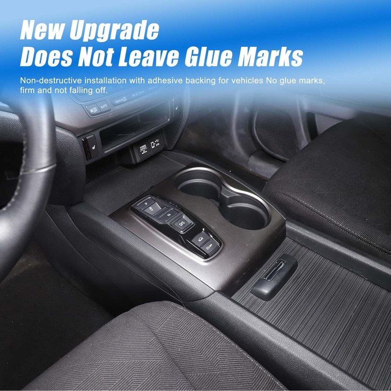 HIRUFAIT Gear Shift Button Frame Trim for Honda Pilot 2016-2022/