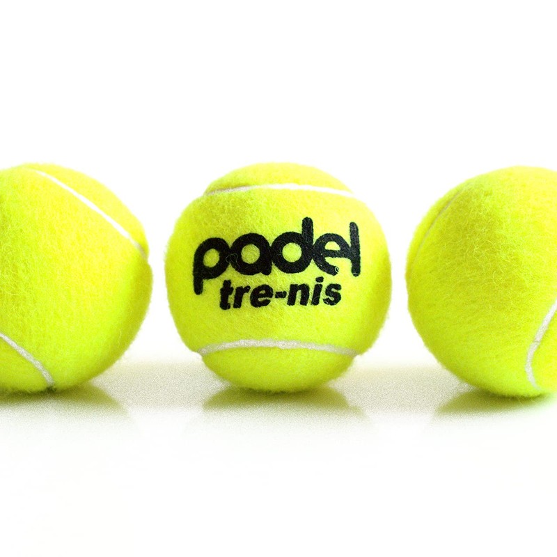 TRE NIS Envase con 3 Pelotas De Pádel Sin Presión