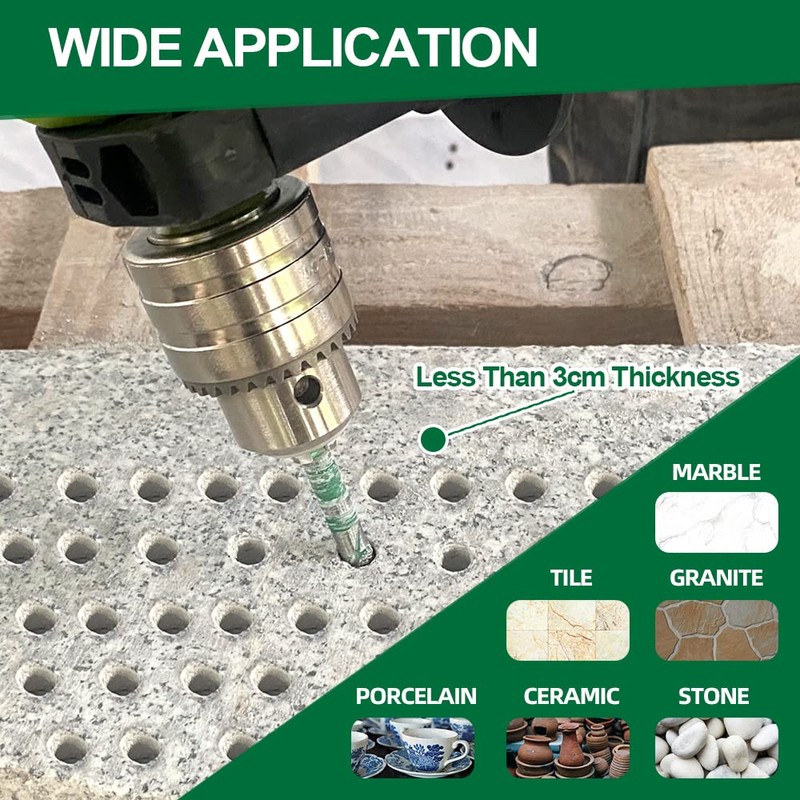 Porcelain Tile Diamond Drill Bits - Dry Diamond Hole Saw