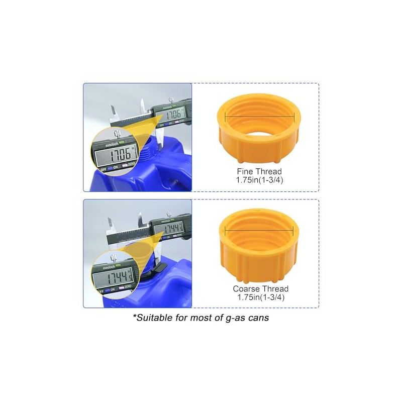 6 Kits 49pcs Can Spout Replacement Kit,Can Nozzle Replacement Kit