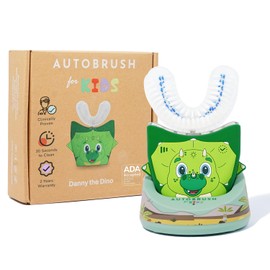 Autobrush Cepillo de dientes eléctrico para niños, solo aceptado por ADA, cepillo de dientes en forma de U, clínicamente probado hasta 5.1 veces mejor limpieza, 30 segundos, cobertura de boca completa