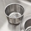 GZILA Kitchen Sink Drain Basket Only, 3-inch Basket for Kitchen