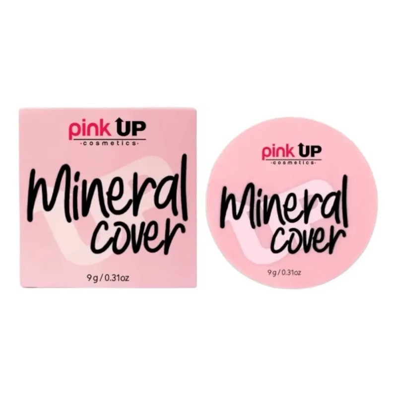 Base de maquillaje en polvo Pink Up mineral cover tono