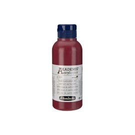 Schmincke Akademie Acrylic Colours - Bottle - 8.45floz, 341 Carmine Red Deep