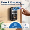 VIVOHOME Keyless Entry Door Lock with Fingerprint, Electronic Keypad Deadbolt