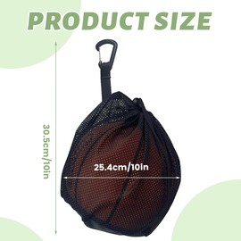 GXGM Ball Bag, Backpack Portable Ball Net, Basketball Bag, Basketball Net Bag, Ball Net 1 Ball, Football Backpack, Basketball Accessories, Net Bag for Football, Tennis, Children, Adults, a