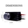 CHISWEAR Outdoor Photoelectric Switch Wire-in photocell Button Control Post Eye