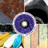 WelderElite Paint Stripping Discs 12-Pack, 4" Purple Angle Grinder Disc