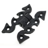 2 x fiXte Antique Black Butterfly Hinges Traditional Rustic Design